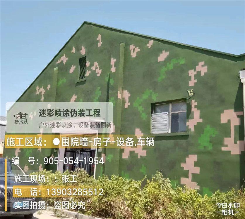 许昌外墙数码迷彩漆施工报价清单（100㎡标准墙面测算）